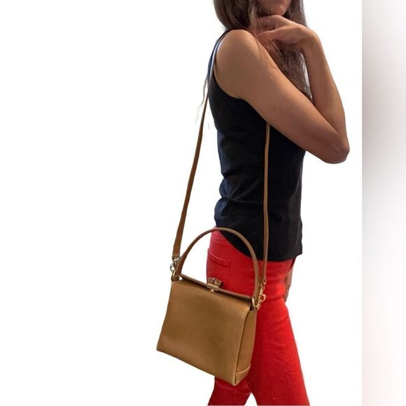 GUCCI Bamboo 2way Hand Shoulder Cross Body Leather Brown Bag - Picture 3 of 16